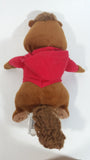 Alvin and The Chipmunks "Alvin" 8 1/2" Red Hooded Cartoon Character Stuffed Animal Plush