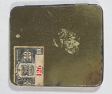 Rare Antique 1935 Karel I Minor 10 Cigar 10 Senorita Dark Red Hinged Tin Metal Container Made in Holland