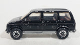 1984 Matchbox 1984 Dodge Caravan Van Black Die Cast Toy Car Vehicle With Opening Sliding Passenger Side Door