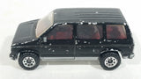 1984 Matchbox 1984 Dodge Caravan Van Black Die Cast Toy Car Vehicle With Opening Sliding Passenger Side Door - Treasure Valley Antiques & Collectibles