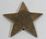 Solid Brass Metal 4" x 4" Star Shaped Decoration