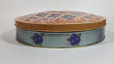 Collectible Large 10 1/2" Lattice Blueberry Pie Tin Metal Container