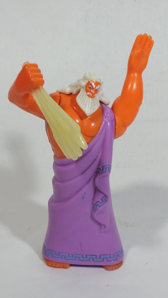 1997 Disney Hercules Animated Movie Film Zeus Cartoon Character Plastic McDonald's Happy Meal Toy Collectible