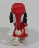 Vintage United Features Peanuts Snoopy Sleep Walking With a Candle PVC Toy Figure Made in Hong Kong