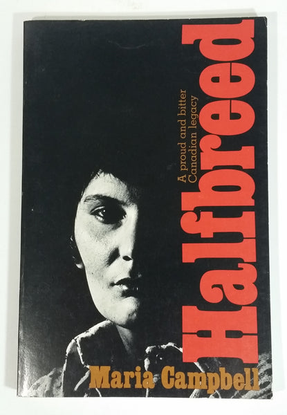 'Halfbreed' Paper Back Book by Maria Campbell - McClelland and Stewart - Treasure Valley Antiques & Collectibles