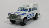 Vintage Majorette Ambulance No. 269 White 1/64 Scale Die Cast Toy Car Vehicle with Opening Rear Doors