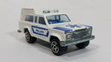 Vintage Majorette Ambulance No. 269 White 1/64 Scale Die Cast Toy Car Vehicle with Opening Rear Doors
