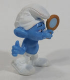 2013 "Vanity" Smurf Holding Hand Mirror PVC Toy Figure McDonald's Happy Meal