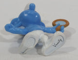 2013 "Vanity" Smurf Holding Hand Mirror PVC Toy Figure McDonald's Happy Meal