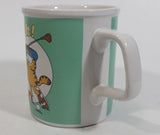 Enesco United Features Syndicate Jim Davis "Go For It!" Garfield Golfing Ceramic Coffee Mug