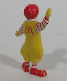 Vintage 1985 McDonald's Ronald McDonald Clown Waving PVC Toy Figure - 2 3/4" Tall