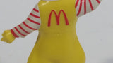 Vintage 1985 McDonald's Ronald McDonald Clown Waving PVC Toy Figure - 2 3/4" Tall