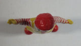 Vintage 1985 McDonald's Ronald McDonald Clown Waving PVC Toy Figure - 2 3/4" Tall