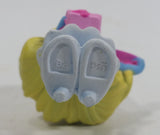 2013 Peyo "Smurfette" Smurf Holding Hand Mirror PVC Toy Figure McDonald's Happy Meal