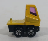 Vintage 1973 Lesney Matchbox Superfast Articulated Semi Tractor Truck No. 50 Yellow Die Cast Toy Car Vehicle