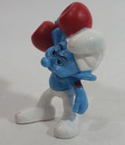 2011 Peyo "Hefty" Weight Lifting Body Builder PVC Toy Figure McDonald's Happy Meal