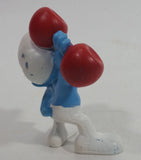 2011 Peyo "Hefty" Weight Lifting Body Builder PVC Toy Figure McDonald's Happy Meal