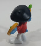 2011 Peyo "Painter" Artist Smurfs PVC Toy Figure McDonald's Happy Meal