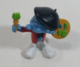 2011 Peyo "Painter" Artist Smurfs PVC Toy Figure McDonald's Happy Meal