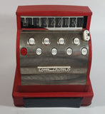 Vintage Western Stamping Company Tom Thumb Painted Red Metal Mechanical Cash Register Toy - Pat. No. 3045902