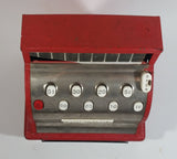 Vintage Western Stamping Company Tom Thumb Painted Red Metal Mechanical Cash Register Toy - Pat. No. 3045902