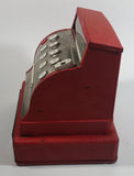 Vintage Western Stamping Company Tom Thumb Painted Red Metal Mechanical Cash Register Toy - Pat. No. 3045902