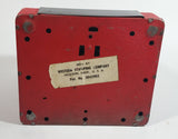 Vintage Western Stamping Company Tom Thumb Painted Red Metal Mechanical Cash Register Toy - Pat. No. 3045902