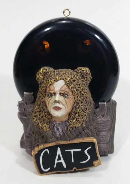 Rare Vintage 1981 Carlton Heirloom 'CATS' Andrew Lloyd Weber Light Up Musical Wall Hanging Ornament Collectible - Plays a song