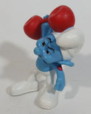 2011 Peyo "Hefty" Weight Lifting Body Builder PVC Toy Figure McDonald's Happy Meal
