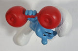 2011 Peyo "Hefty" Weight Lifting Body Builder PVC Toy Figure McDonald's Happy Meal