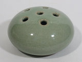 Chojo Green Glazed Ceramic Incense Holder