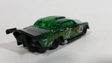 1999 Hot Wheels Terrorific At-A-Tude Metalflake Dark Green Die Cast Toy Car Vehicle