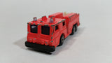 Rare Vintage TootsieToys Hard Body Fire Truck Peach Orange-Red Die Cast Toy Firefighting Vehicle