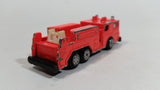 Rare Vintage TootsieToys Hard Body Fire Truck Peach Orange-Red Die Cast Toy Firefighting Vehicle