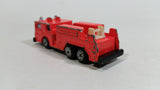 Rare Vintage TootsieToys Hard Body Fire Truck Peach Orange-Red Die Cast Toy Firefighting Vehicle