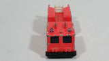 Rare Vintage TootsieToys Hard Body Fire Truck Peach Orange-Red Die Cast Toy Firefighting Vehicle