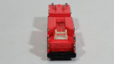 Rare Vintage TootsieToys Hard Body Fire Truck Peach Orange-Red Die Cast Toy Firefighting Vehicle