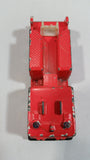 Rare Vintage TootsieToys Hard Body Fire Truck Peach Orange-Red Die Cast Toy Firefighting Vehicle