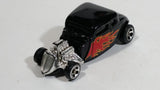 Maisto '34 Ford Hot Rod Black w/ Flames 1/64 Scale Die Cast Toy Car Vehicle