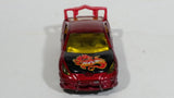 2003 Hot Wheels Dragon Wagons Toyota Celica Metallic Red Die Cast Toy Race Car Vehicle