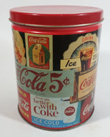 1993 Coca-Cola Coke Soda Pop Carriage Trade Mini Twist Pretzels Nostalgic Tin Beverage Advertising Collectible