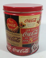 1993 Coca-Cola Coke Soda Pop Carriage Trade Mini Twist Pretzels Nostalgic Tin Beverage Advertising Collectible