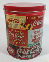 1993 Coca-Cola Coke Soda Pop Carriage Trade Mini Twist Pretzels Nostalgic Tin Beverage Advertising Collectible