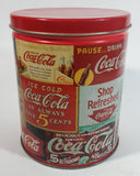1993 Coca-Cola Coke Soda Pop Carriage Trade Mini Twist Pretzels Nostalgic Tin Beverage Advertising Collectible