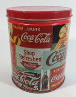 1993 Coca-Cola Coke Soda Pop Carriage Trade Mini Twist Pretzels Nostalgic Tin Beverage Advertising Collectible