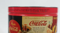 1993 Coca-Cola Coke Soda Pop Carriage Trade Mini Twist Pretzels Nostalgic Tin Beverage Advertising Collectible