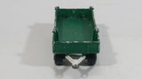 Vintage Majorette Super Cargo Trailer #2124400 Painted Green and White Die Cast Toy Car Vehicle