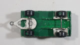 Vintage Majorette Super Cargo Trailer #2124400 Painted Green and White Die Cast Toy Car Vehicle