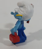 2013 "Handy" Smurf Handyman Holding Tools PVC Toy Figure McDonald's Happy Meal