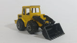 Vintage Majorette Tracto Bull Dozer Front End Loader No. 211 & 263 Yellow Black 1/87 Scale Die Cast Toy Construction Equipment Vehicle